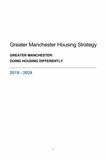 Greater Manchester Housing Strategy 2019 to 2024 cover page